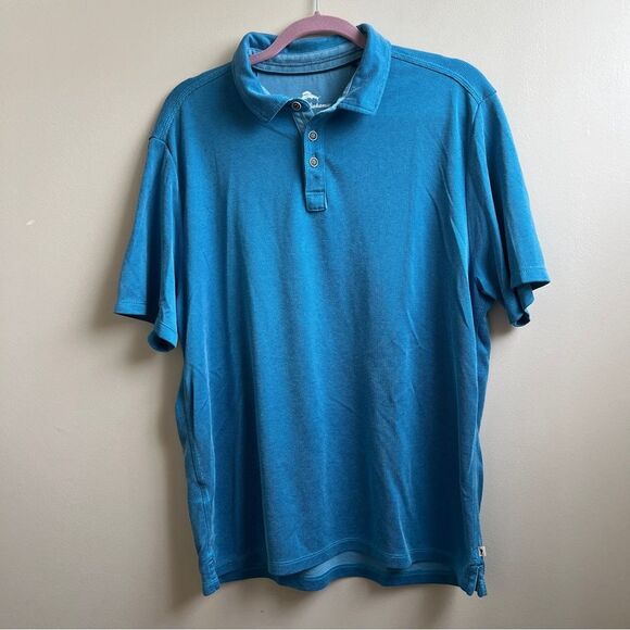 Tommy Bahama blue Breezeway Spectator Polo shirt Size Large - Picture 1 of 7
